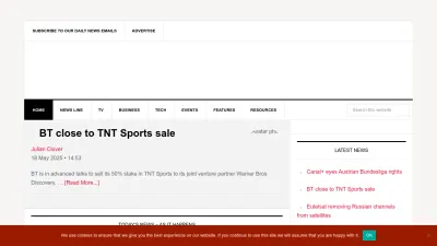 Screenshot of Broadbandtvnews.com