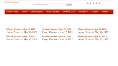 Screenshot of Oddstuffmagazine.com