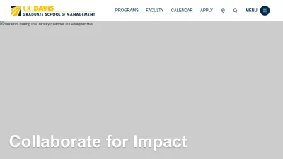 Screenshot of Gsm.ucdavis.edu