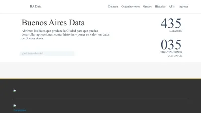 Screenshot of Data.buenosaires.gob.ar
