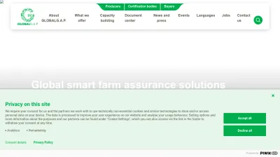 Screenshot of Globalgap.org