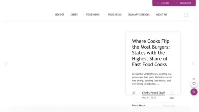 Screenshot of Chefspencil.com