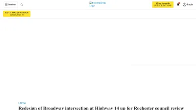 Screenshot of Postbulletin.com