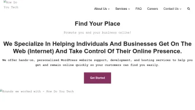 Screenshot preview of howdoyou.tech