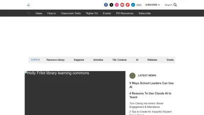 Screenshot of Techlearning.com