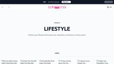 Screenshot of Lifestyle.allwomenstalk.com