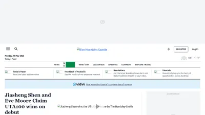 Screenshot of Bluemountainsgazette.com.au
