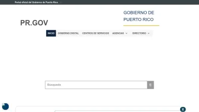 Screenshot of Pr.gov