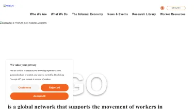 Screenshot of Wiego.org