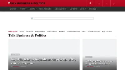 Screenshot of Talkbusiness.net