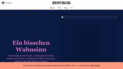 Screenshot of Republik.ch