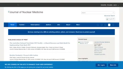 Screenshot of Jnm.snmjournals.org