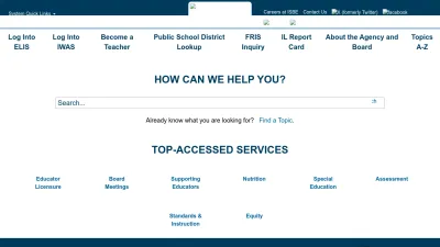 Screenshot of Isbe.net