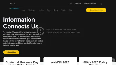Screenshot of Siia.net