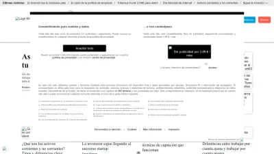 Screenshot of Emprendedores.es
