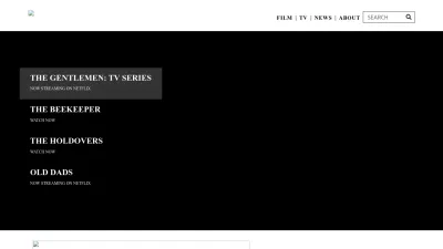 Screenshot of Miramax.com