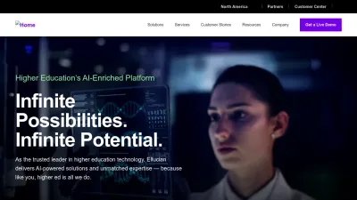 Screenshot preview of ellucian.com