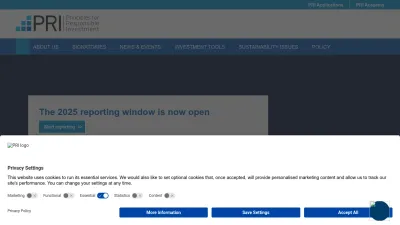 Screenshot of Unpri.org