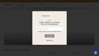 Screenshot of Reservebar.com