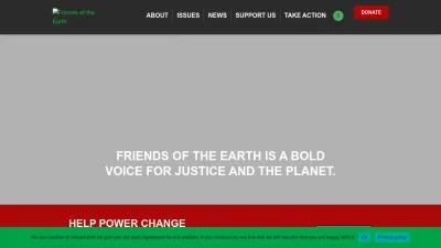 Screenshot of Foe.org