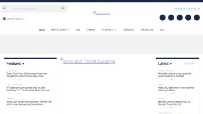 Screenshot of Igamingbusiness.com