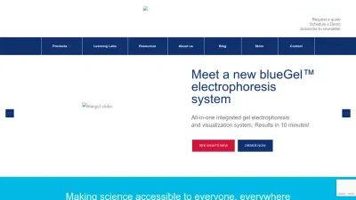 Screenshot of Minipcr.com