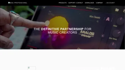 Screenshot of Akaipro.com