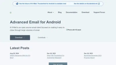 Screenshot preview of k9mail.app