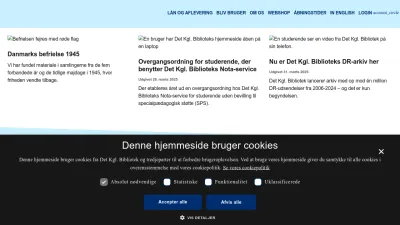 Screenshot of Kb.dk