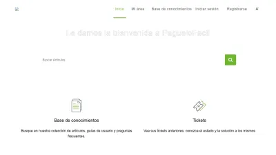 Screenshot of Soporte.paguelofacil.com