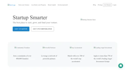 Screenshot of Gust.com