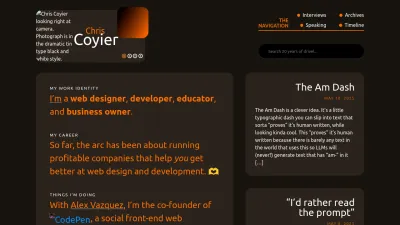 Screenshot of Chriscoyier.net
