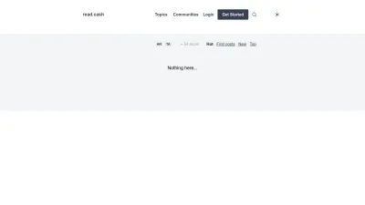 Screenshot of Read.cash