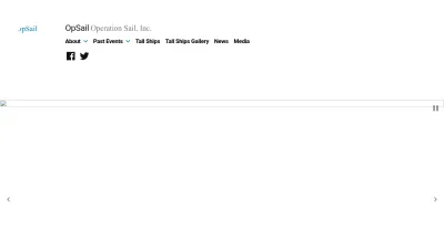Screenshot of Opsail.org