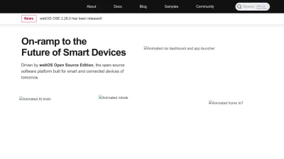 Screenshot of Webosose.org