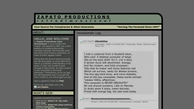 Screenshot of Zapatopi.net