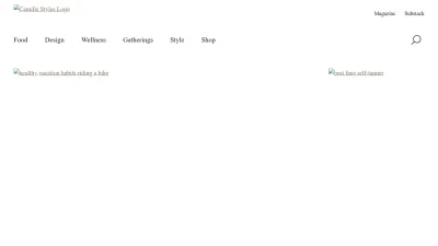 Screenshot preview of camillestyles.com