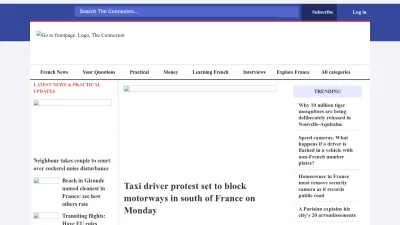 Screenshot of Connexionfrance.com