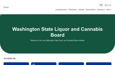 Screenshot preview of lcb.wa.gov