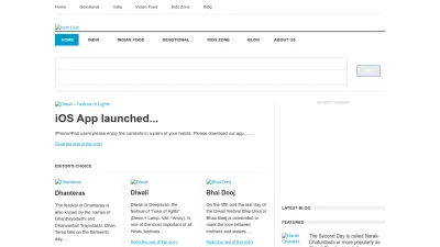 Screenshot of Indif.com