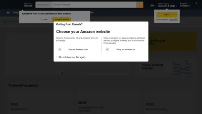 Screenshot of Fresh.amazon.com