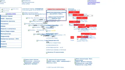 Screenshot of Hidmet.gov.rs