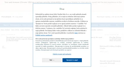 Screenshot of Delo.si