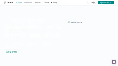 Screenshot of Pearler.com
