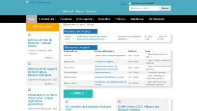 Screenshot of Cmat.edu.uy