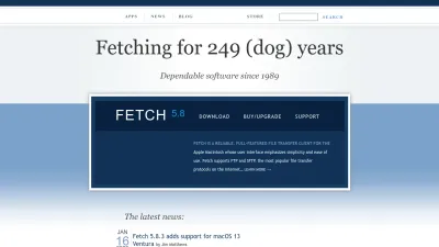 Screenshot of Fetchsoftworks.com