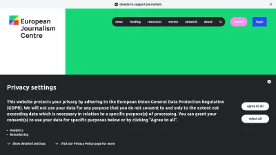 Screenshot of Ejc.net