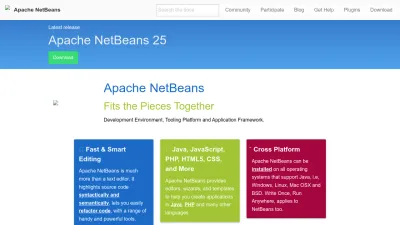 Screenshot of Netbeans.apache.org