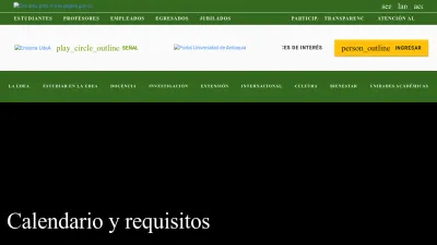 Screenshot of Udea.edu.co