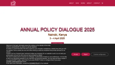 Screenshot of Clubmadrid.org